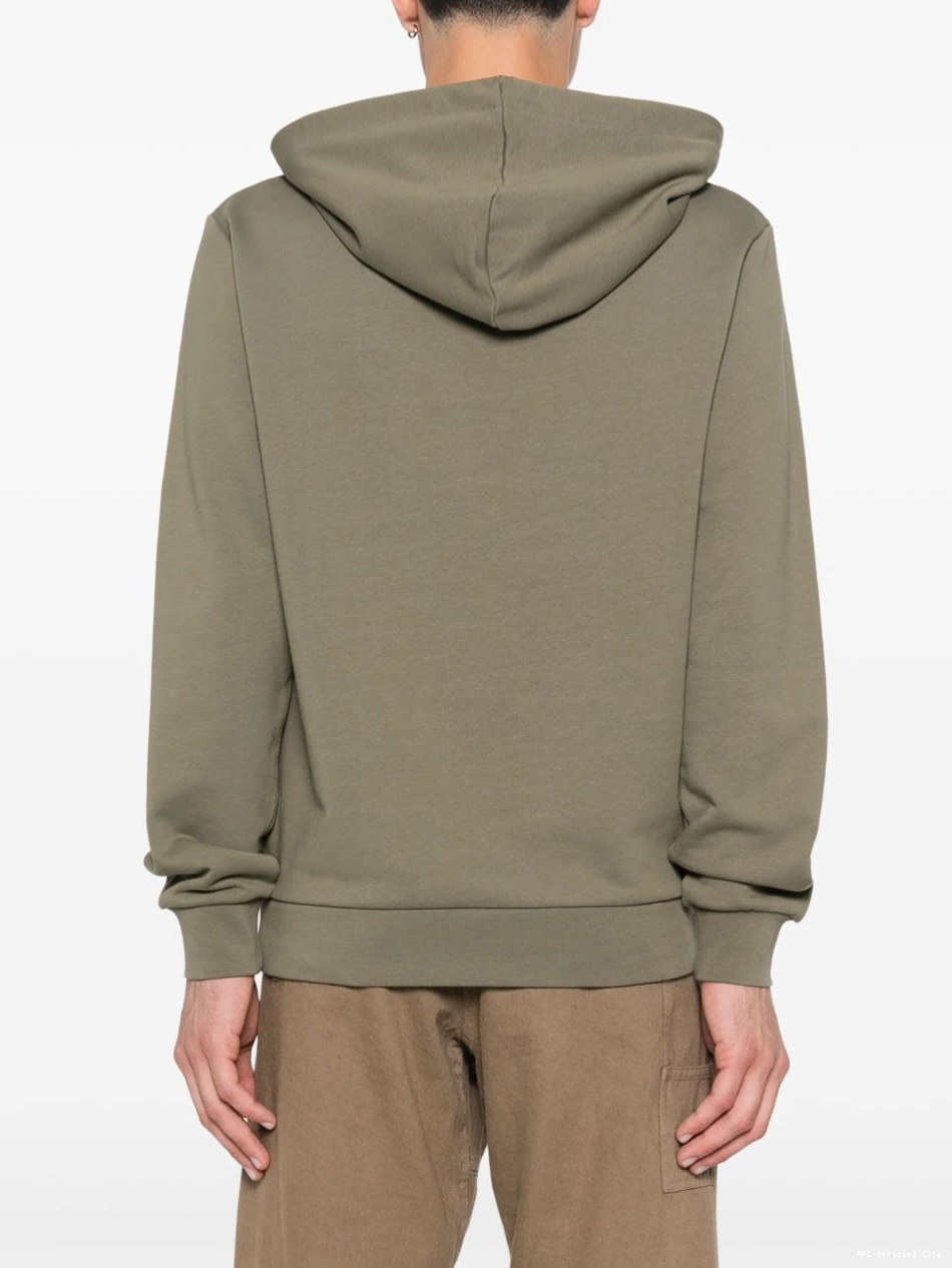 Cheap logo-flocked hoodie Women A.P.C. 0427